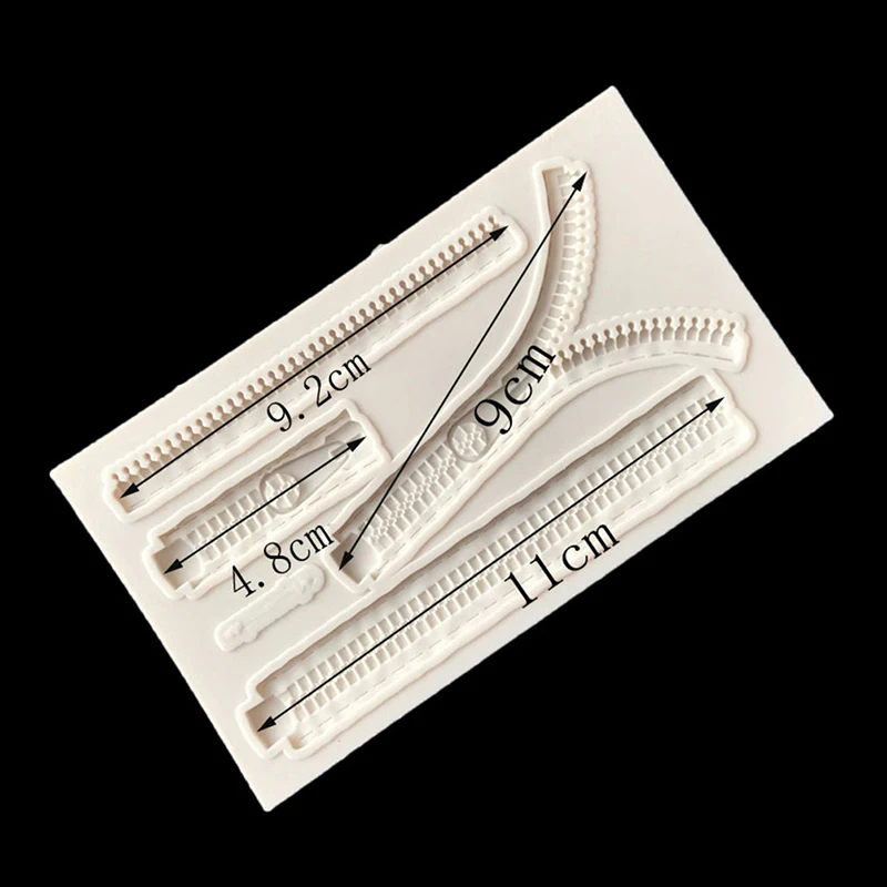 

New Zipper Silicone Baking Mould Sugar Craft Tools Fondant Cake Decorating Cake Mold Chocolate Jelly