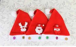 2016 Рождество шляпы высокого качества рождественские украшения партии шапки для детей подарок на Новый год Бесплатная доставка