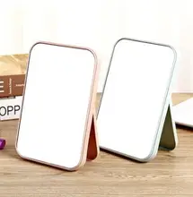Rectangle Foldable Silver Makeup Mirrors