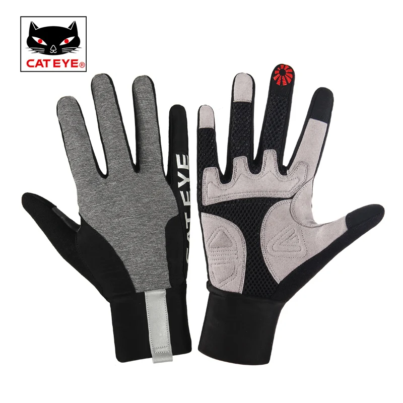 

CATEYE Cycling Bike Gloves Touch Screen Gel Full Finger MTB Bicycle Gloves Racing Sport Breathable Thick Shockproof Bike Gloves