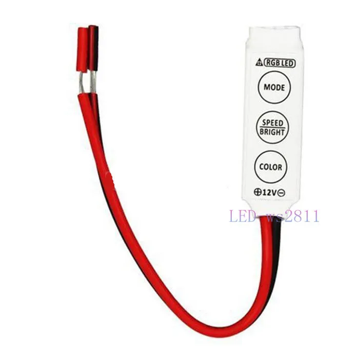 2015 Новый дешевый 5 шт. мини rgb контроллер Диммер для 5050 3528 SMD светодиоды полосы