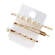 1 комплект Женские винтажные из металлического сплава геометрические заколки для волос искусственный жемчуг спиральные волнистые заколки для Бобби блестящие стразы Цветочные Шпильки Горячие