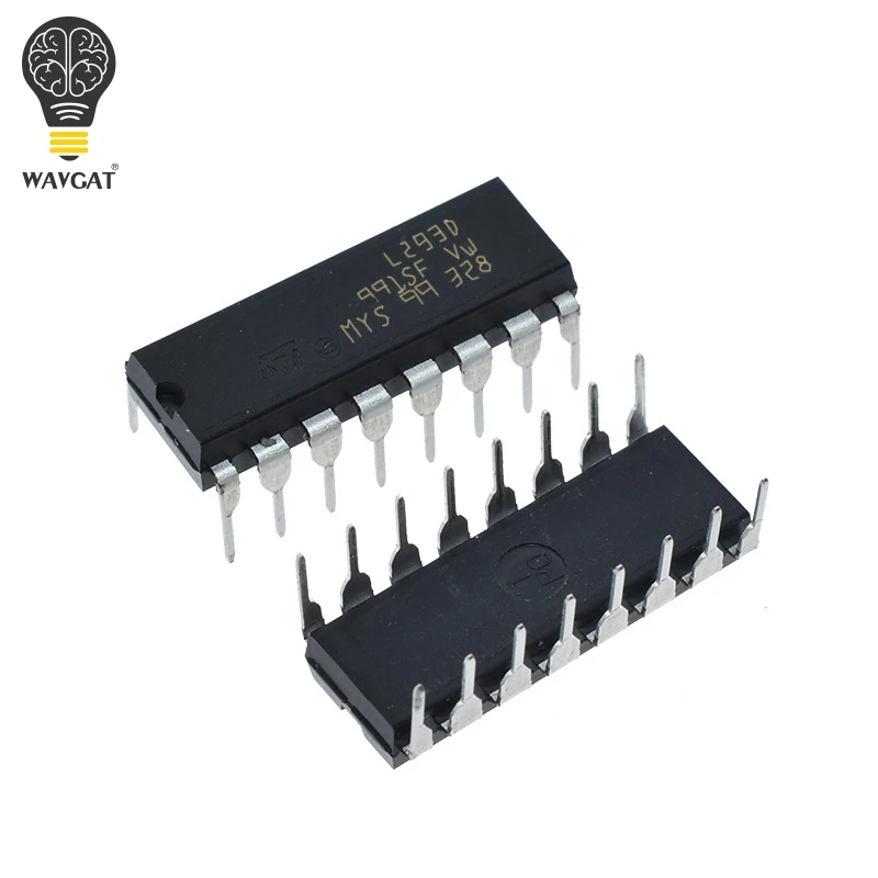 5 шт. L293 L293D DIP DIP16 16 IC драйвер двигателя привод чип PAR пуш ап 4 четыре канала модуль