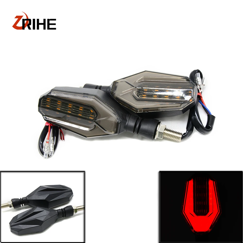 Universal Motorcycle Turn Signal Indicator Light Turning Amber Lamp Bulb Motorbike Lamps Blinker Flash Bike Lamp