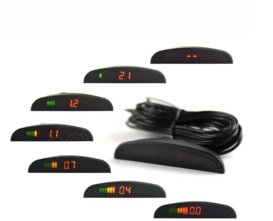  Promotion LED display Parking Sensors for Car Assist Backup Radar Monitor System 12V best price sal