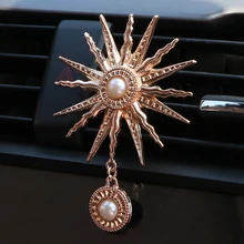 Освежитель воздуха, автомобильный освежитель воздуха на выходе с зажимом, освежитель воздуха на выходе, Ароматический диффузор с жемчугом, украшение для интерьера автомобиля