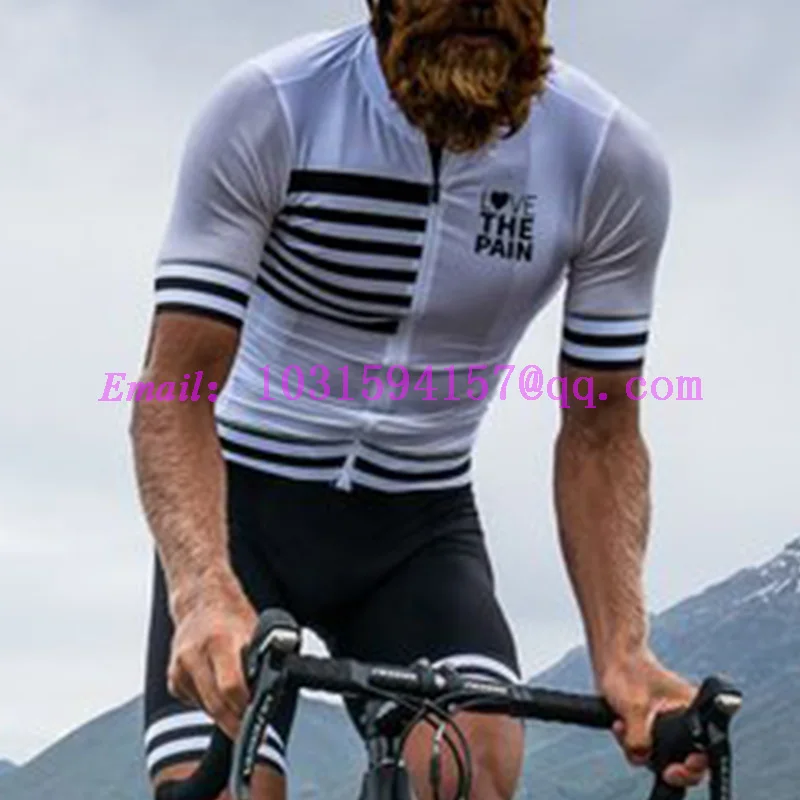 Love The Pain мужской летний c maillot cilismo bicicleta Велоспорт Джерси Набор анти пот велосипедная Одежда Костюм дышащий - Цвет: sets