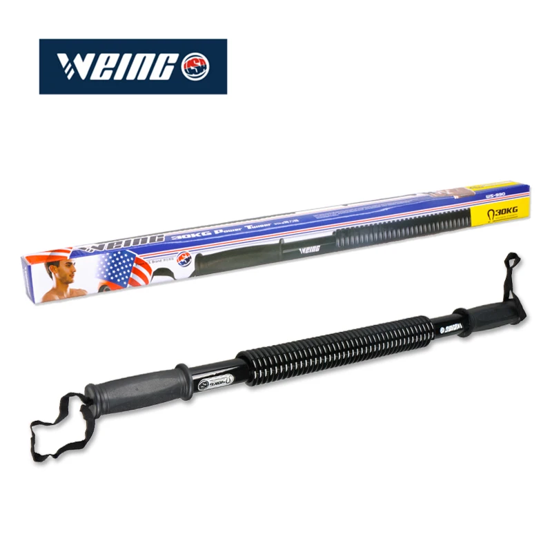 

WEING Throwing Arm Device Fitness Equipment Home Training Grip Strength Bar Spring Chest Expander Pressure Bar 30KG
