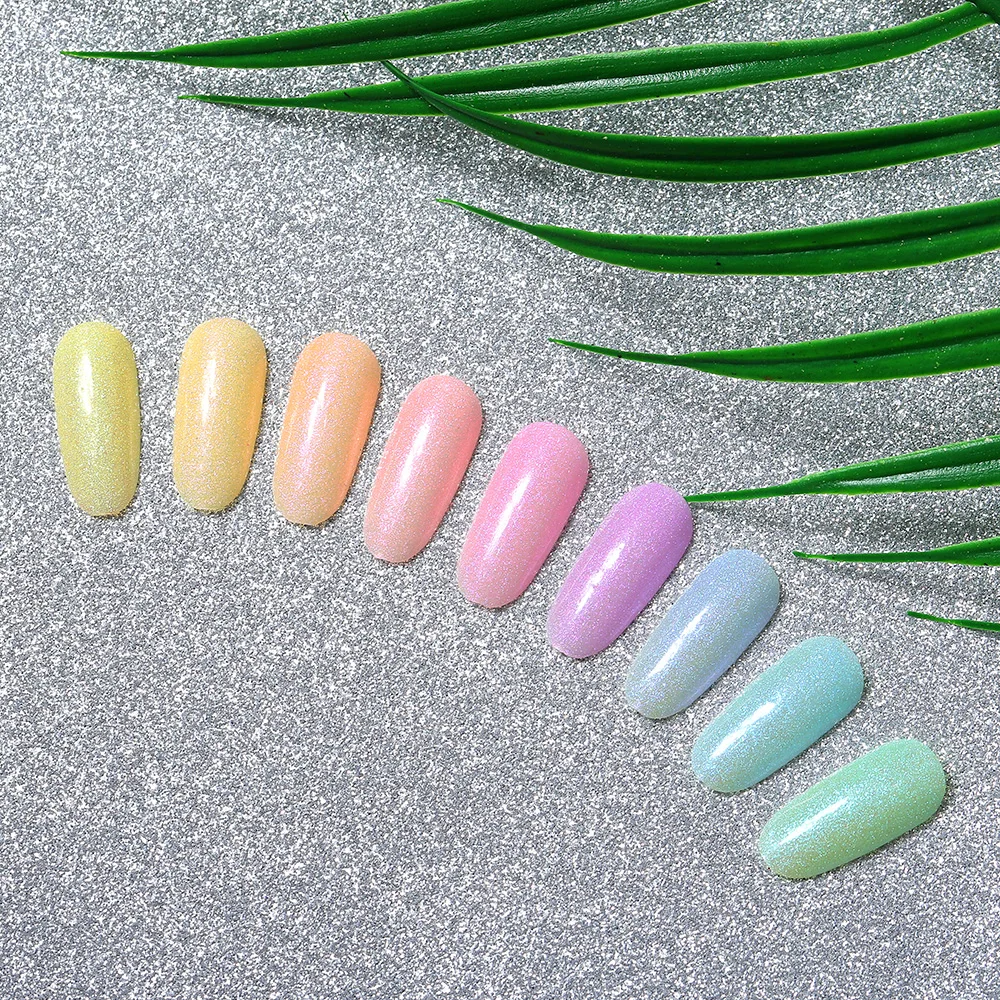 

Pearlescent Dipping Powder for nail dip system nail Crack and Chip Resistant Glitter dust Color Holographic Pigment For Manicure