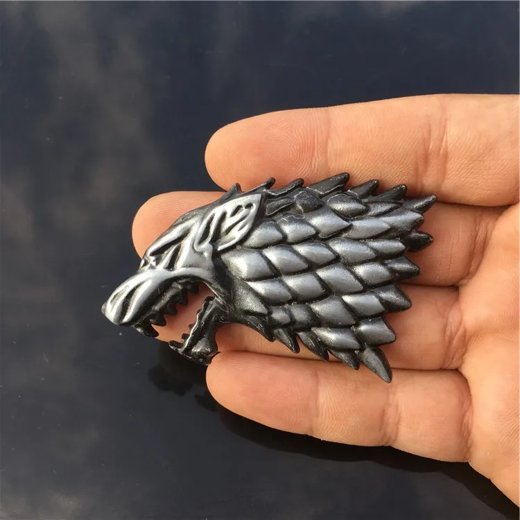 Носорог настройки Игра престолов House STARK Direwolf Семья Тотем металлические эмблемигровые наклейки автоы автомобиля Стикеры Fit Silverado серии F побег 459