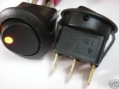 

50pcs, red/yellow/blue/green Led Light 12V Car Rocker OFF/ON SPST Switch