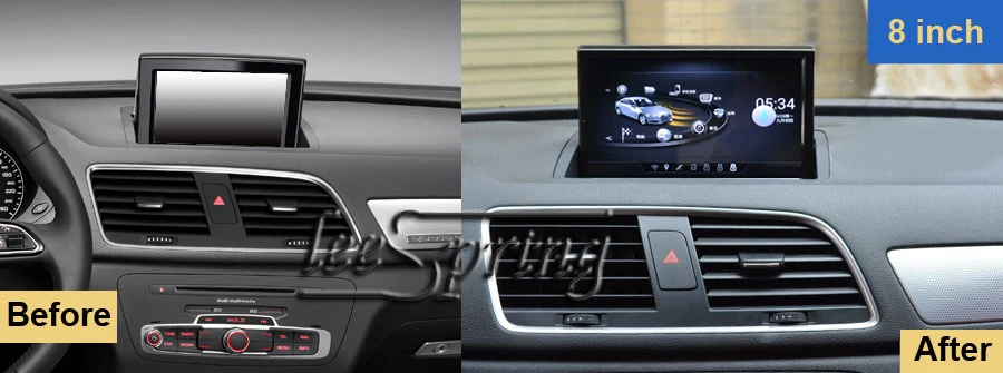 Discount 8 inch Android 6.0 Car Multimedia Player for Audi Q3 2012-2017 with GPS Navigation MP5 Wifi 0