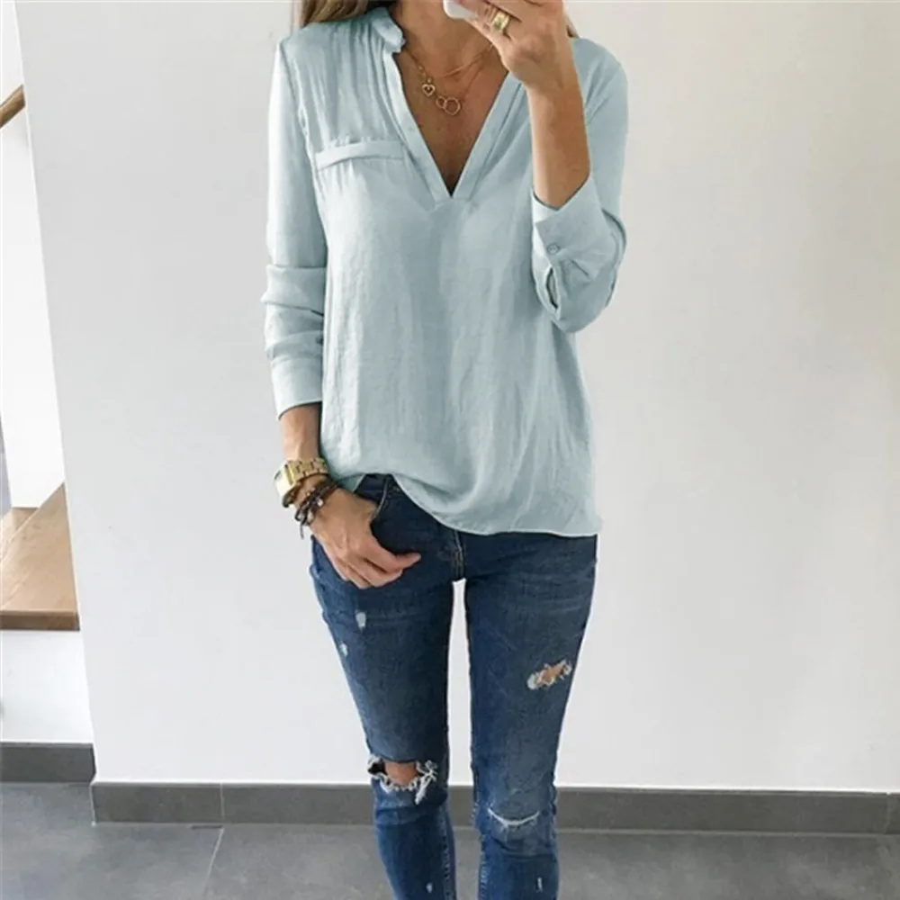 2018 Autumn Winter New Fashion Casual Solid Pullover Women