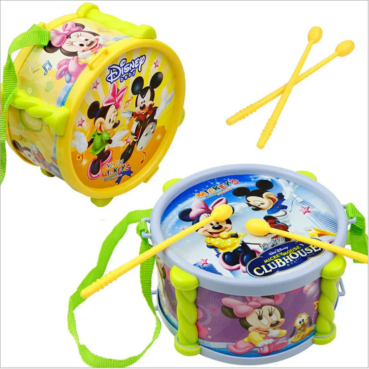 Baby cartoon plastic drum for font b music b font font b instrumental b font toys