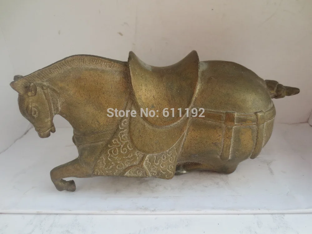 

Rare Asian Antiques Statue Bronze Sculptures horse brass Metal crafts,Size:16*7*9 cm