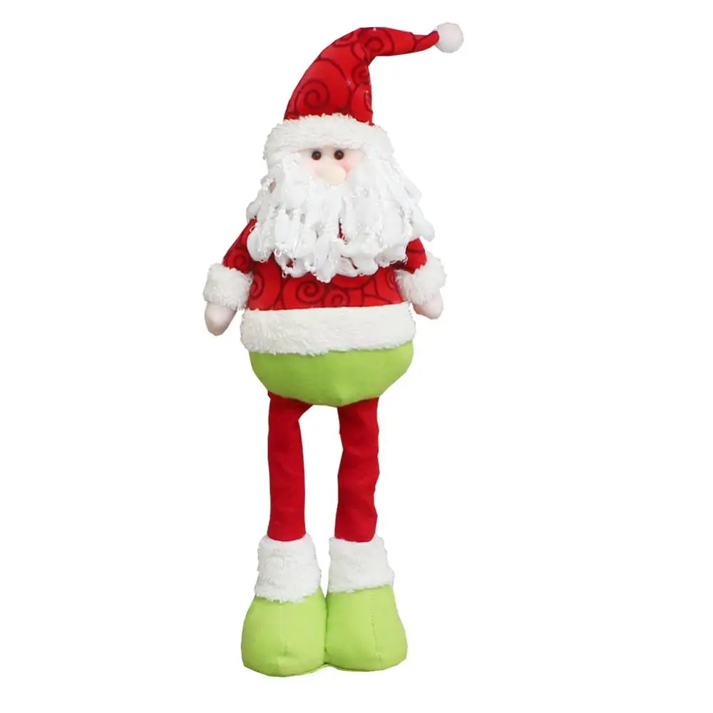 Рождественский растягивающийся Санта-Клаус со снеговиками, с северными оленями телескопическое украшение куклы подарок Рождественская игрушка подвеска с героем аниме Новинка - Цвет: XD15934D