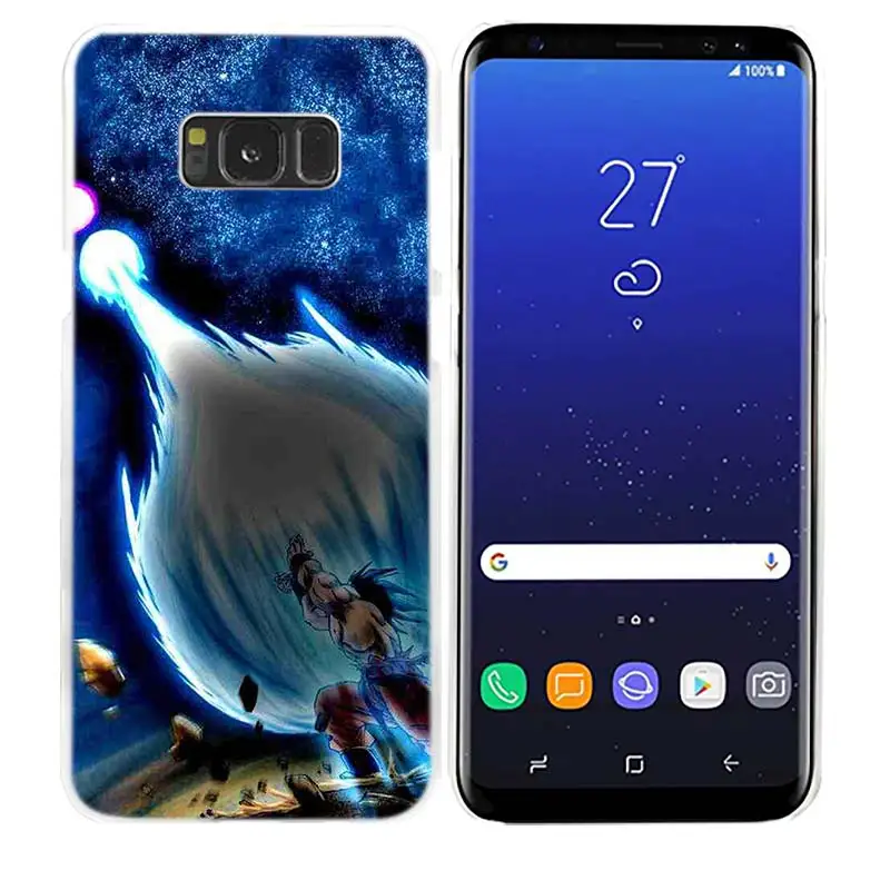 Аниме чехол для samsung Galaxy Note 8 9 M30 M20 M10 S10 S9 S8 плюс S7 S6 Край жесткий пластиковый чехол для телефона чехол с рисунком из аниме «Драконий жемчуг зет» - Цвет: 15