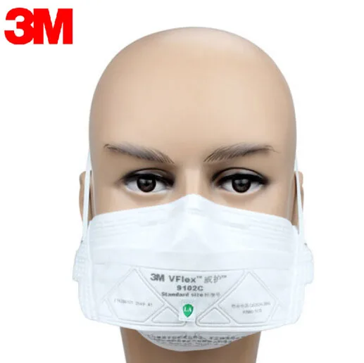 

3M 9102C Dust Masks Foldable Anti Particulate Matter Respirator Mask KN90 Standard High Quality H789