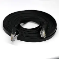Landfox горячая распродажа 1 м/2 м RJ45 CAT6 сети Ethernet LAN кабель Плоский Патч Кабель UTP маршрутизатор интересные много для компьютеры оптовая продажа