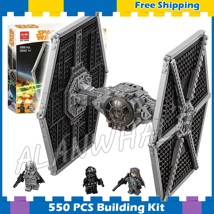 

550pcs Space Wars Imperial TIE Fighter Spaceship Stormtrooper Model Building Blocks Assemble Gifts sets Compatible With Lego