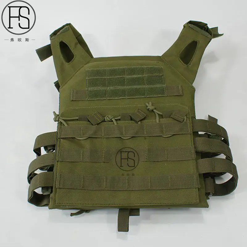 Высокое качество JPC 1000D Тактический военный Molle Plate Carrier JPC жилет страйкбол Пейнтбол Охота полицейский открытый жилет SWAT жилет - Цвет: Green