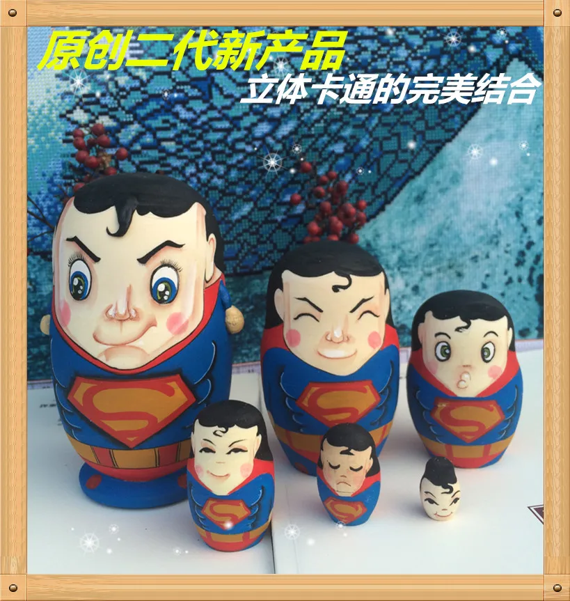superhero russian dolls