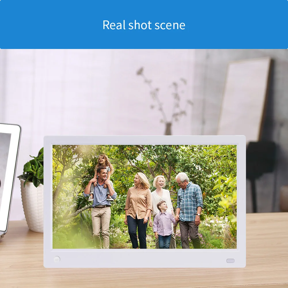 Дизайн 15,6 дюймов ips датчик движения полный угол обзора 1920X1080 поддержка HD ВХОД изображение видео плеер Цифровая фоторамка