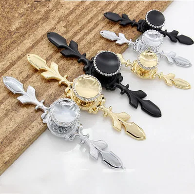 

Crystal Pulls Handle Silver Drawer Knobs Glass Dresser Knobs Kitchen Cabinet Handles Knobs Blingbling Hardware