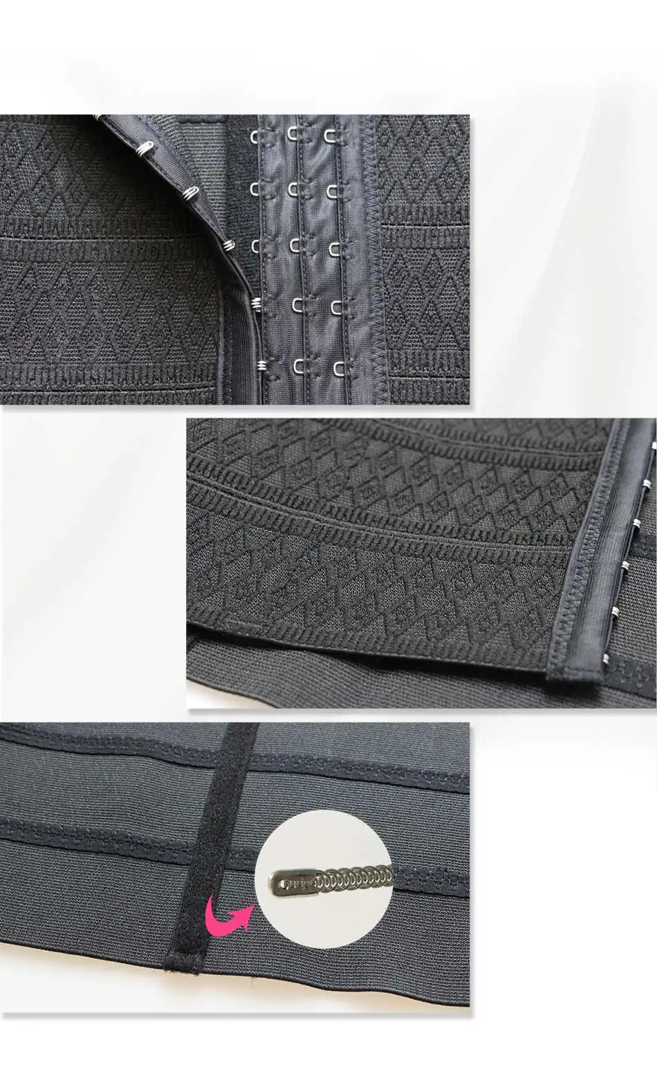 NB1286 02 Atbuty Underwear Waist Trainer Body Shaper Steel boned Underbust Control Tummy Belt Outdoor Waist Cincher Slimming Shaperwear (7)
