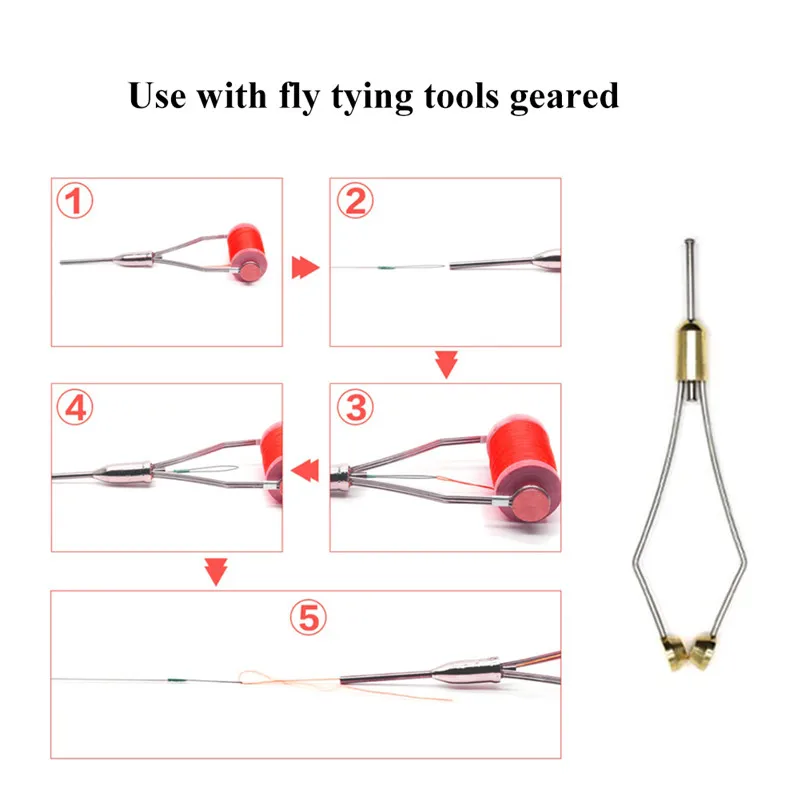 Новинка, кнут для завязывания мух, финишер, катушка для завязывания мух, держатель для ниток, рыболовная приманка, приманка, обработка, рыболовные инструменты