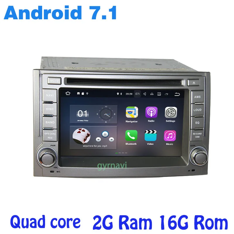 Android 7 1 Quad core font b Car b font dvd gps player for hyundai H1