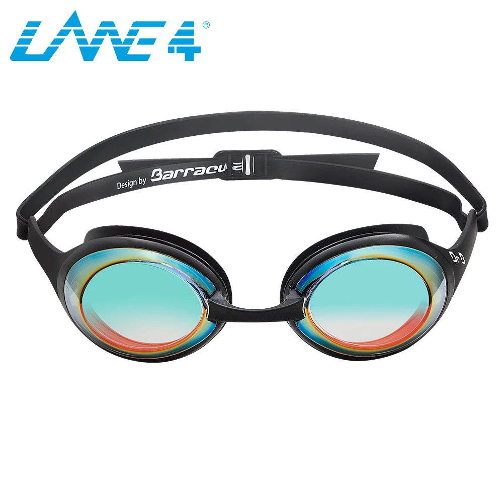 LANE4 плавательные очки для близоруких запатентованная система TriFusion прокладки анти-туман УФ Защита Водонепроницаемый#94190 очки