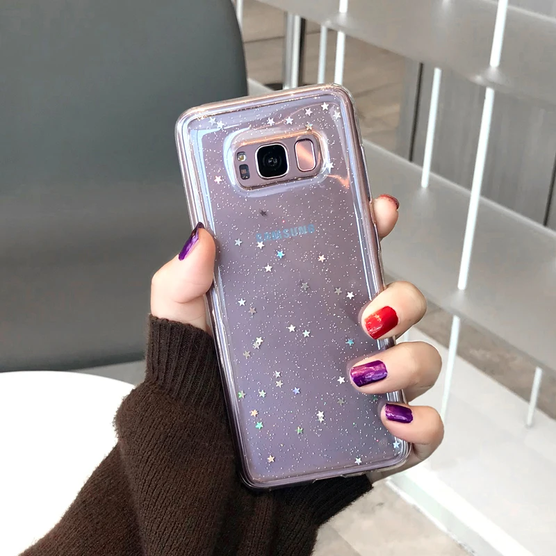 Чехол DCHZIUAN Bling Stars для Samsung Galaxy S10 S10Plus S9 S8 Plus Note 8 9 мягкий силиконовый чехол