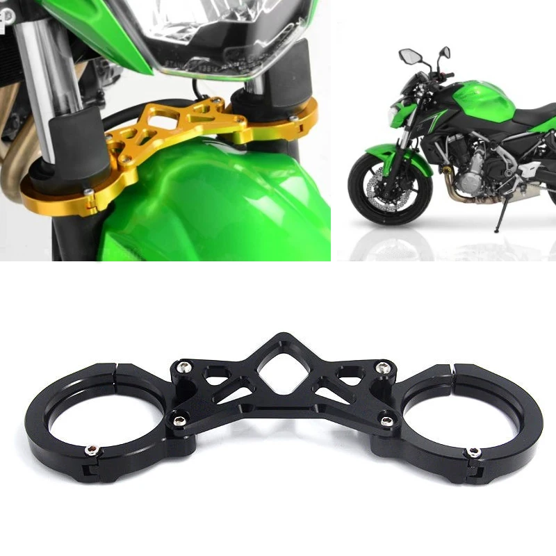 

Motorcycle Front Fork Bracket CNC Shock Absorber Damper Balance Brace For Kawasaki Z650 2017