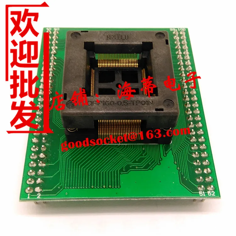 

QFP100 Burner TQFP100 FQFP100 Test Block OTQ-100-0.5-09 Programming Block