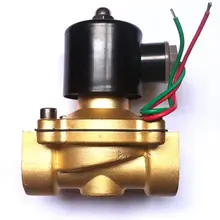 1-1/" DC12V AC220V DC24V высокого давления латунный соленоидный винт для воды 150 по Цельсию