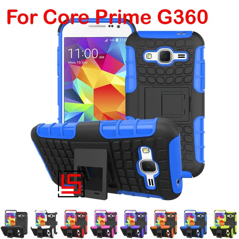 

Armor Rugged Hybrid Heavy Duty Hard PC Plastic TPU ShockProof Phone Case Cover For Samsung Galaxy Gelaksi Core Prime G360 G 360
