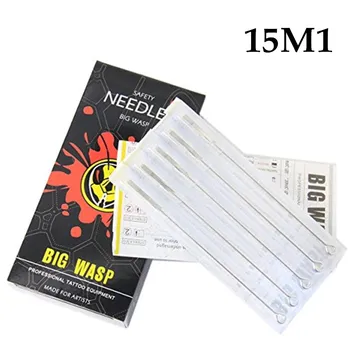 

Disposable Sterilized BIGWASP Premium Quality Tattoo Needles 15 Single Stack Magnum (15M1)--50pcs/box