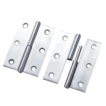 

Stainless steel detachable hinge bathroom toilet door window small hinge x10