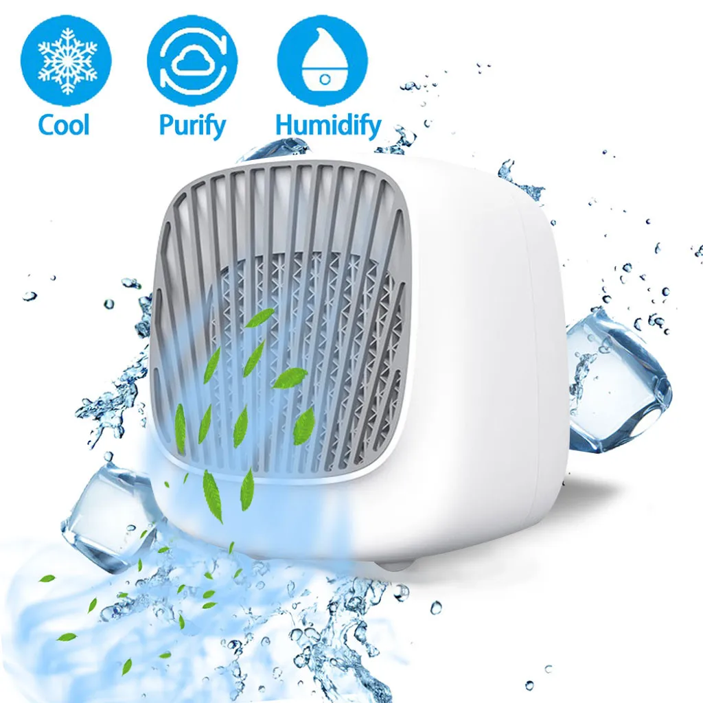 

Air cooler 2019top Portable Mini Air Conditioning Fan Household Refrigerator Desktop Cooler in Dorm G90626