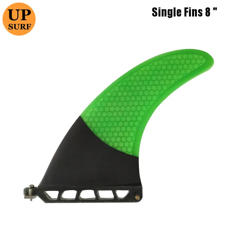 Surfboard Fin 8"Length Surfboard Center Fins Longboard Single Fins High Sale Fiberglass Fin