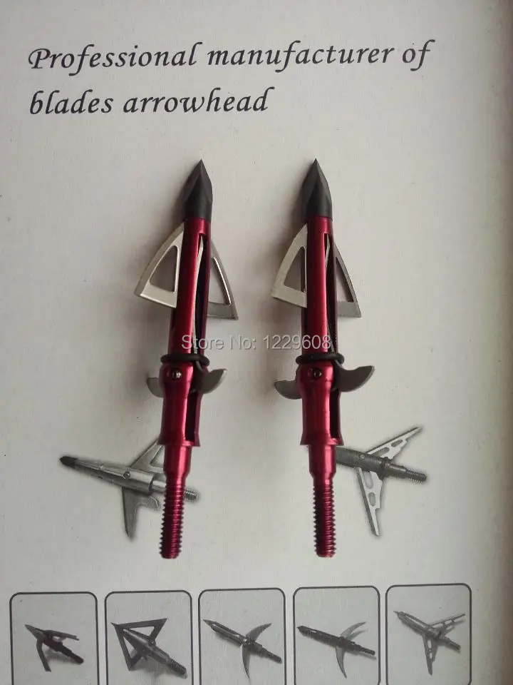 5 Pcs/Two blades Broadheads,hunting and shooting broadheads bow arrow,100gr