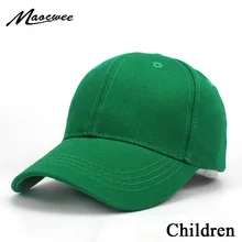 Новые детские шапки, детская бейсболка, одноцветная бейсболка, весенне-летняя солнцезащитная Кепка для мальчиков и девочек, шапки в стиле хип-хоп