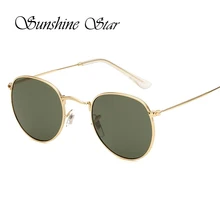 Sunshine Star New Men Retro Round Alloy Frame Sunglasses Brand Designer Women Round Sunglasses Classic Eyewear Oculos de sol Sunshine Star New Men Retro Round Alloy Frame Sunglasses Brand Designer Women Round Sunglasses Classic Eyewear Oculos de sol