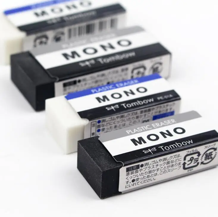 JAPAN Import MONO PLASTIC ERASER 10piece pack PE01 