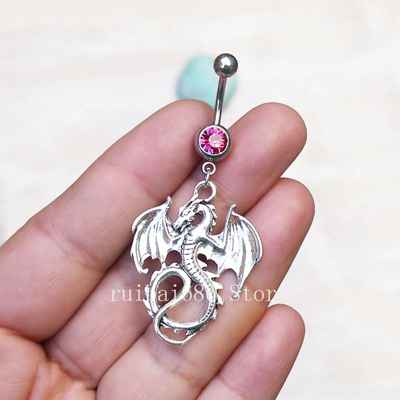 

2pcs Dragon Navel Ring Belly Button Jewelry Body Jewelry