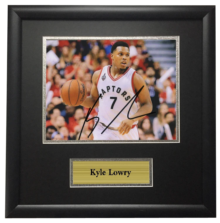 

Memorabilia come with SA COA of Toronto Raptors Lowry autographed signed Photo Framed