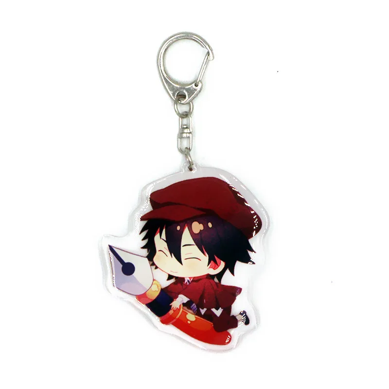 

New Fashion Anime Bungou Stray Dogs Acrylic Keychain Atsushi Nakajima Figure Pendant Key Accessories