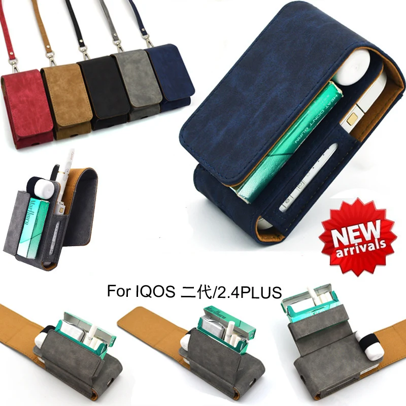 

7 Colors Carrying Case For IQOS 2.4 plus E Cigarette Protective Cover For IQOS Holder Storage Bag Case