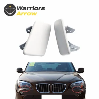 

51112993585 51112993586 For BMW X1 E84 2009-2012 Pair Front L+R Headlight Lamp Unpaitend Spray Washer Cover Random Color Primed